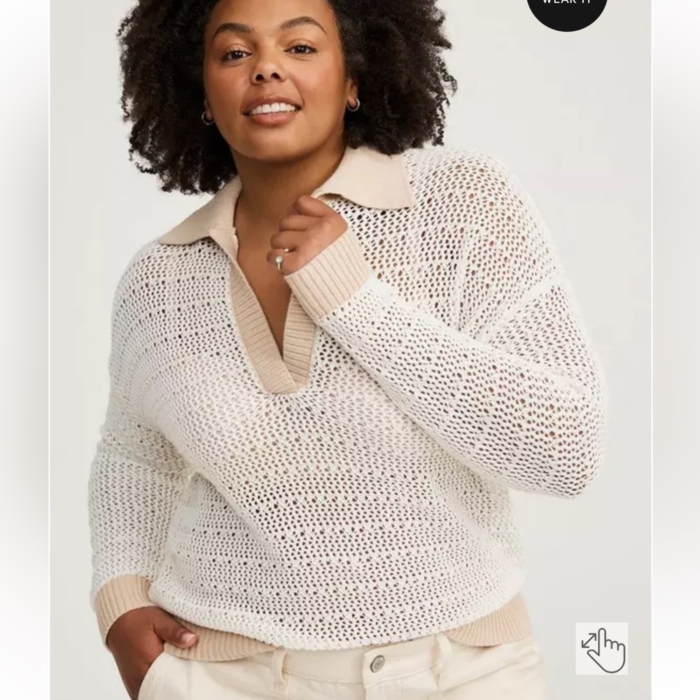 Torrid Collared Pullover Sweater